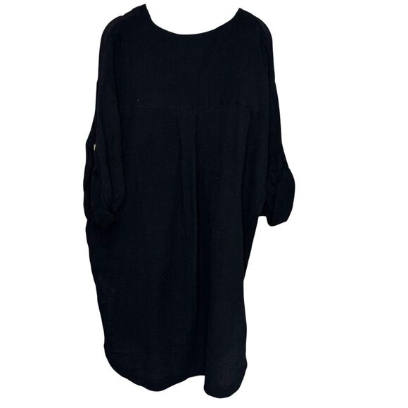 Seafolly Essential Cover Up Dress Womens Small DoubleCloth Tunic Pockets New - Picture 3 of 9